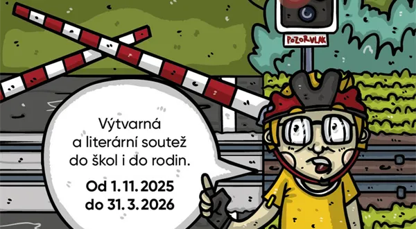 Koleje nejsou hřiště, už vůbec ne zkratka. Soutěž Markétiny dopravní výchovy startuje s novým tématem, tentokrát bezpečnost na kolejích