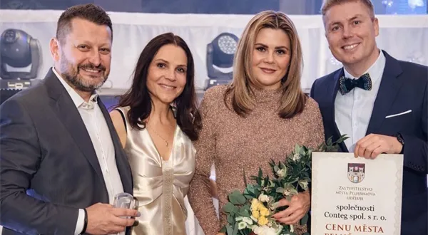 CONTEG opět boduje. Vyhrál cenu pro nejlepší firmu v Pelhřimově