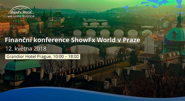  Světová finanční konference ShowFx v Praze se koná 12. května
