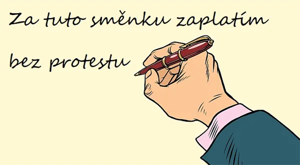 Jak vystavit směnku. A kdy neplatí