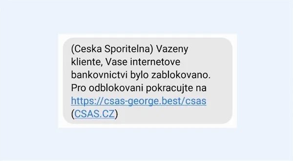 Máte zablokovaný účet. Na klienty bank útočí podvodné SMS