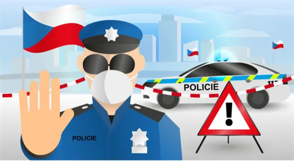 Formulář pro cestování mimo okres. Tady je vzor