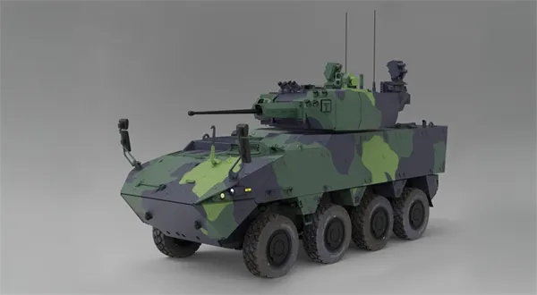 Pandur 8×8 EVO je nová generace v Česku vyráběného pancéřovaného vozidla