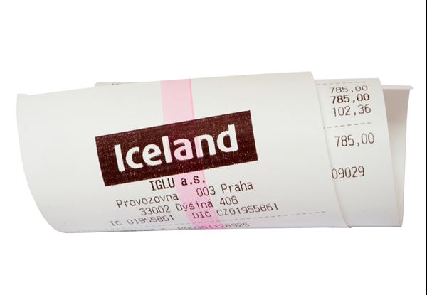 Účtenka až z Icelandu