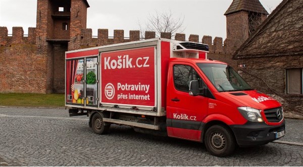 Košík.cz rozšiřuje rozvoz potravin do Polabí