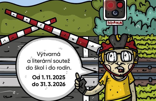 Koleje nejsou hřiště, už vůbec ne zkratka. Soutěž Markétiny dopravní výchovy startuje s novým tématem, tentokrát bezpečnost na kolejích