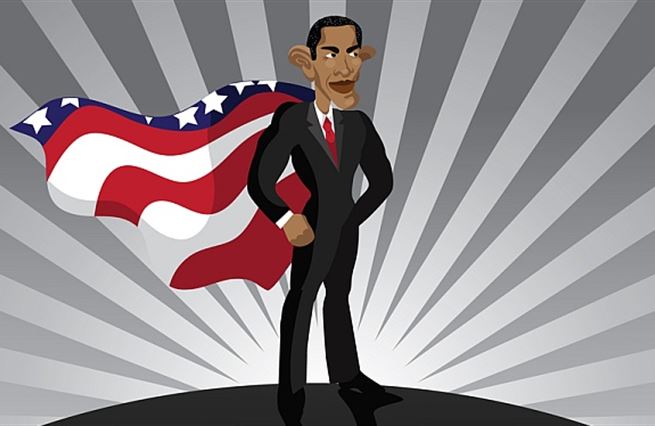 Barack Obama rozpuštěný a vypuštěný