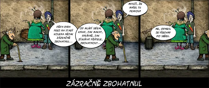 Příště to nazvem Smrt finančnímu poradci. Jako posledně, to mělo nebývalej sukces.