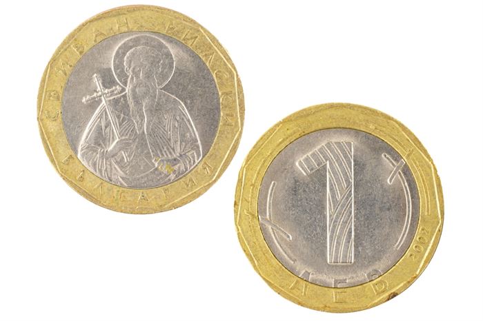 Bulharský lev (leva), mince jeden lev