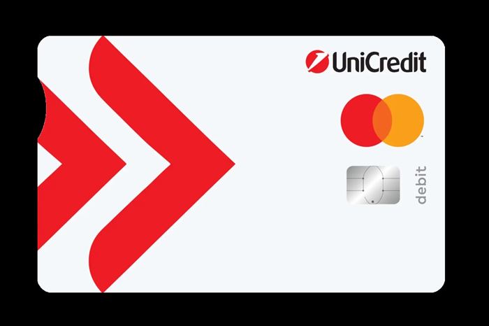 UniCredit Bank debetní karta